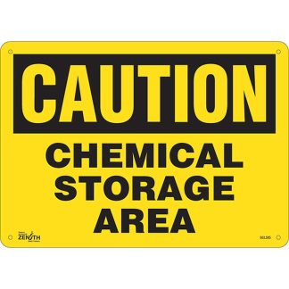 Zenith Safety Products SGL585 "Chemical Storage Area" Sign