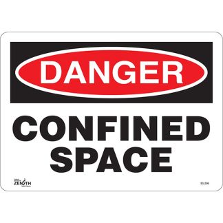 Zenith Safety Products SGL596 "Confined Space" Sign