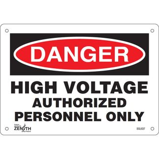 Zenith Safety Products SGL637 "Authorized Personnel Only" Sign