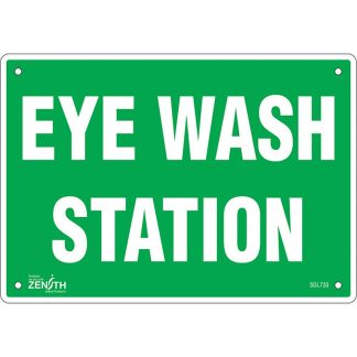 Zenith Safety Products SGL733 "Eye Wash Station" Sign