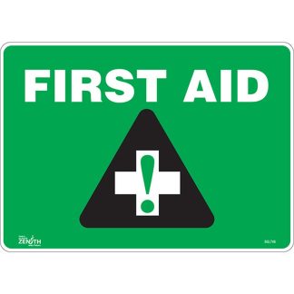 Zenith Safety Products SGL746 "First Aid" Sign