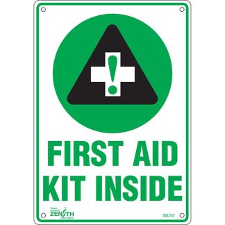 Zenith Safety Products SGL757 "First Aid Kit" Sign