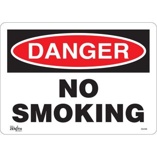 Zenith Safety Products SGL946 "No Smoking" Sign