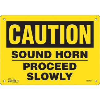 Zenith Safety Products SGM024 "Proceed Slowly" Sign
