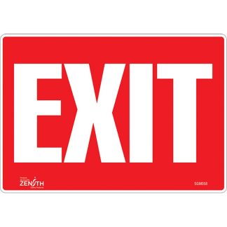 Zenith Safety Products SGM058 "Exit" Sign