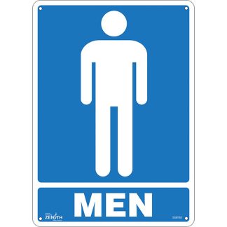 Zenith Safety Products SGM168 "Men" Sign