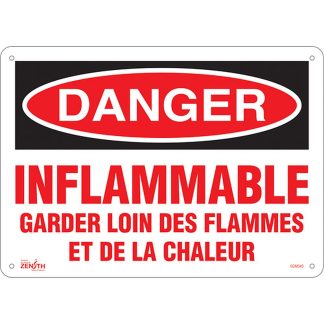 Zenith Safety Products SGM340 "Garder Loin Des Flammes" Sign