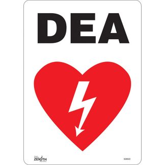 Zenith Safety Products SGM502 "DEA" Sign
