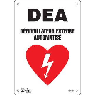 Zenith Safety Products SGM507 "DEA" Sign