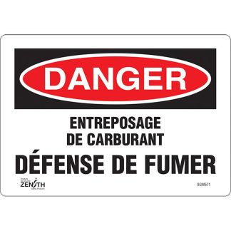 Zenith Safety Products SGM571 "Défense De Fumer" Sign