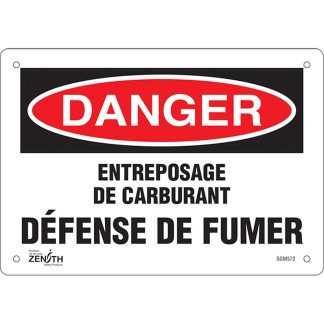 Zenith Safety Products SGM572 "Défense De Fumer" Sign