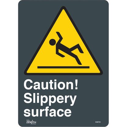 Zenith Safety Products SGM784 "Slippery Surface" Sign