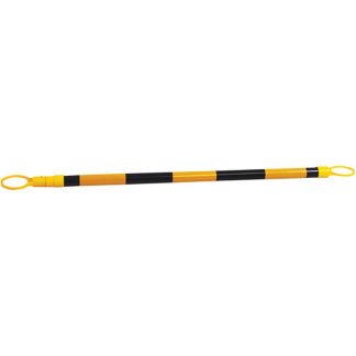Zenith Safety Products Retractable Cone Bar, Yellow & Black