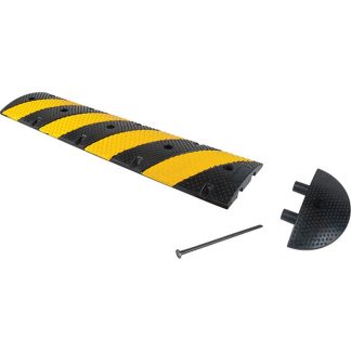 Zenith Safety Products 4' x 11" x 2" Speed Bump Kit, Black & Yellow