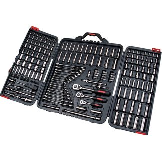 Aurora Tools 1/4", 3/8" & 1/2" Drive SAE/Metric Socket & Wrench Set