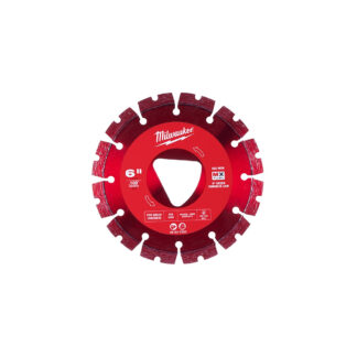 Milwaukee 49-93-7263 Red 6” x .100” Diamond Blade for Green Concrete