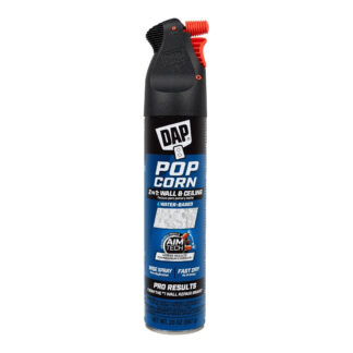 DAP 7079870025 567g Popcorn 2-in-1 Water-Based Wall & Ceiling Spray Texture - White