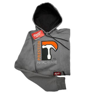 Milwaukee 351G FREEFLEX™ Pullover Hoodie with Preston Hardware Branding- Grey