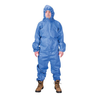 Zenith Safety Products SEK372 Premium Hooded Coveralls, Extra Large - Blue