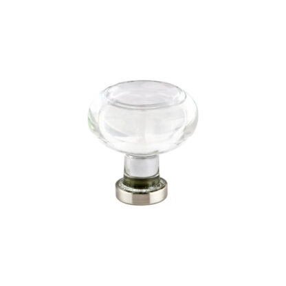 Emtek 83699US15 1-1/4" Georgetown Crystal Knob - Satin Nickel