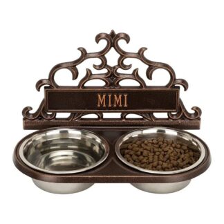 Whitehall Personalized Wall Pet Bowl Feeder