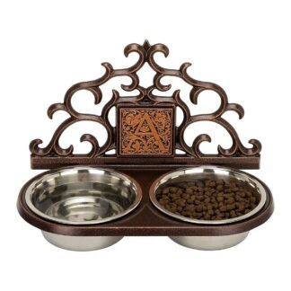Whitehall Monogram Wall Pet Bowl Feeder