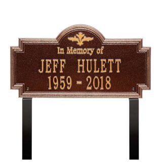 Whitehall Arlington - Standard Lawn - Two Line "In Memory Of"