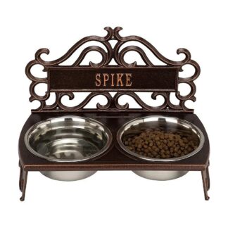 Whitehall Bistro Personalized Pet Bowl Feeder