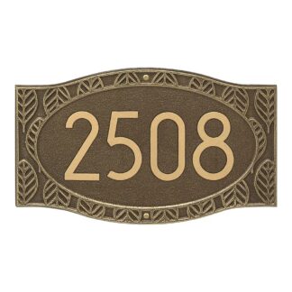 Whitehall Frond Neohaus 1 Line Personalized Wall Plaque