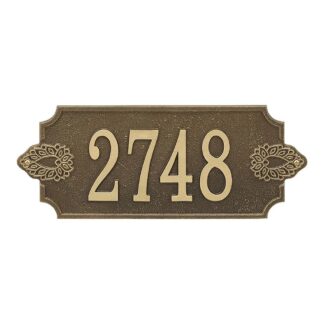 Whitehall Sofia Cut Corner 1 Line Personalized Wall Plaque