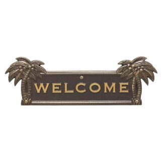 Whitehall Palm Tree Welcome Plaque