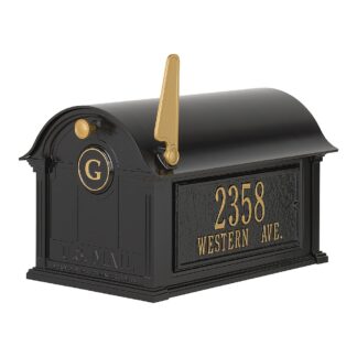 Whitehall Balmoral Mailbox Side Plaques and Monogram Package