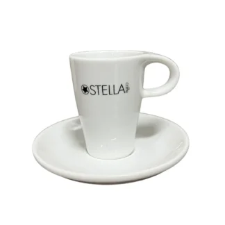 Stella Z11422WT 3oz Espresso Cup Set, 6 Pack - White