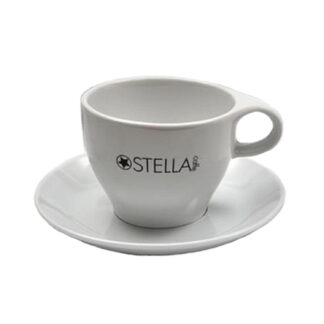 Stella Z11424WT 7oz Cappuccino Cup Set, 6 Pack - White