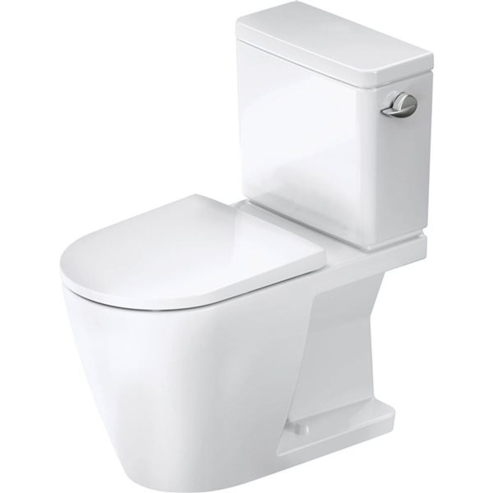 Duravit 2006010085 Elongated D-Neo Rimless Toilet Bowl - White
