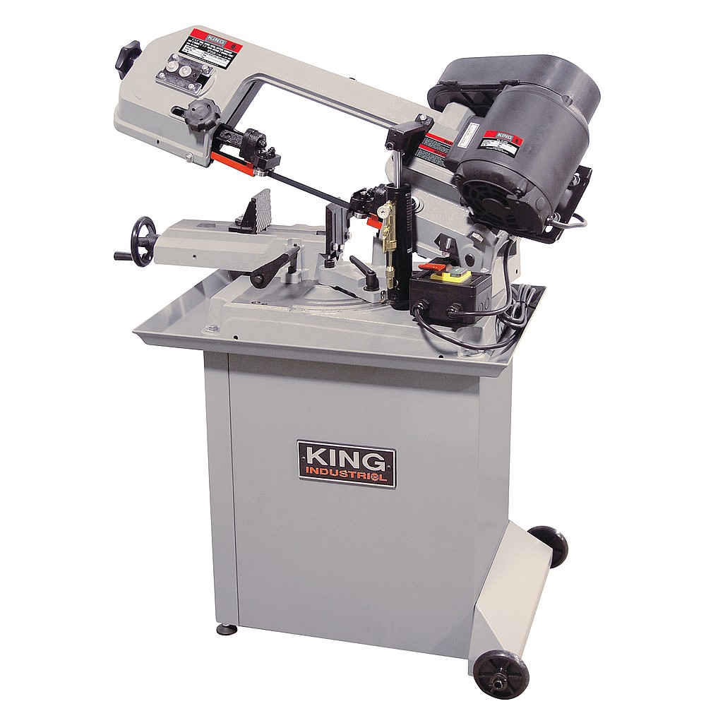 King Industrial KC-129DS 5" x 6" Dual Swivel Metal Cutting Bandsaw