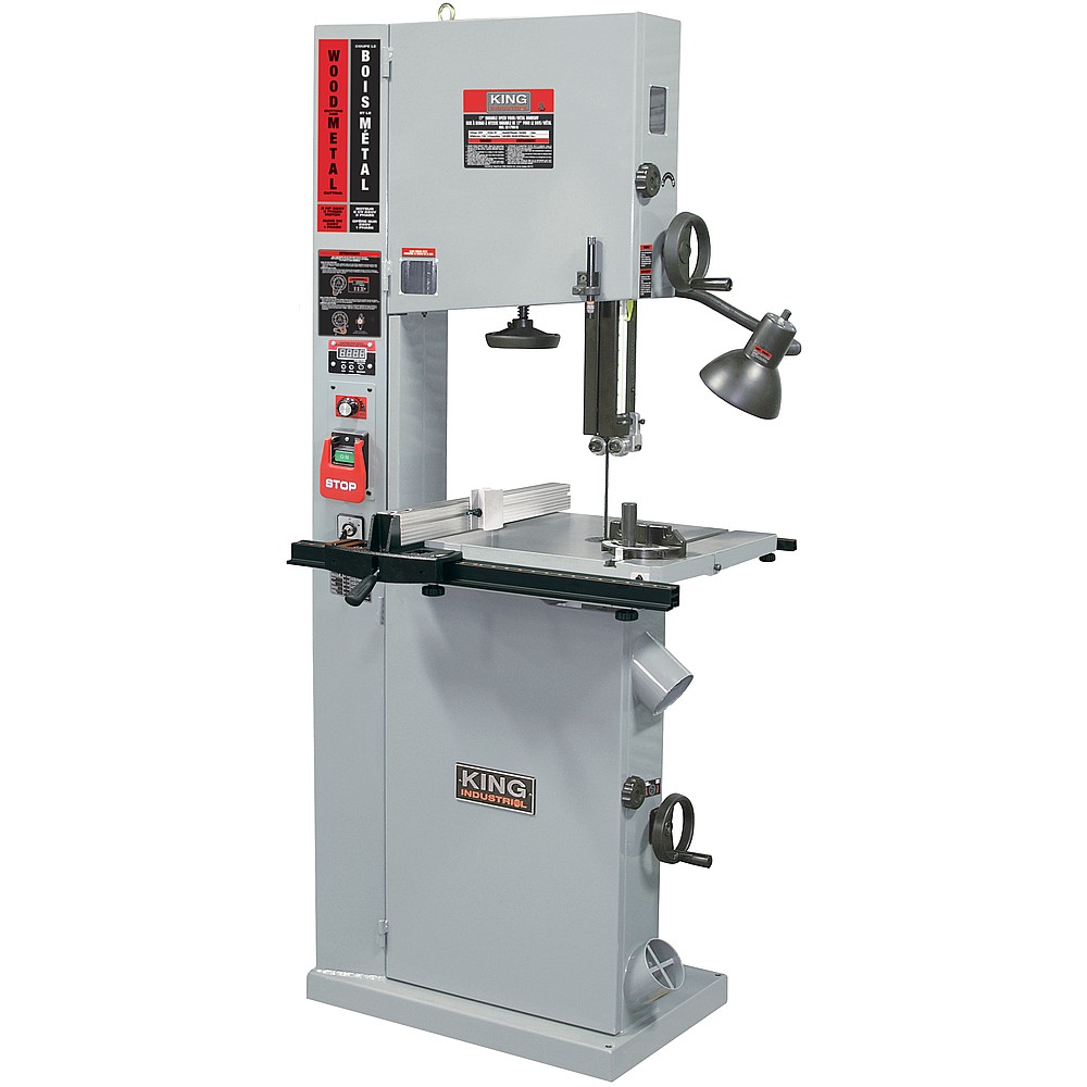 King Industrial KC-1700WM-VS 17" Variable Speed Wood/Metal Cutting Bandsaw