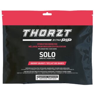 PIP SSSFBBCA THORZT 3g Sugar Free Solo Shots Hydration Drink Mix, 50 Pack - Berry Burst