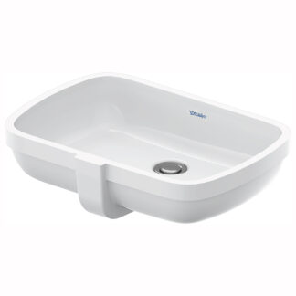 Duravit 0398480028 18-7/8" Qatego Undermount Sink - High Gloss White