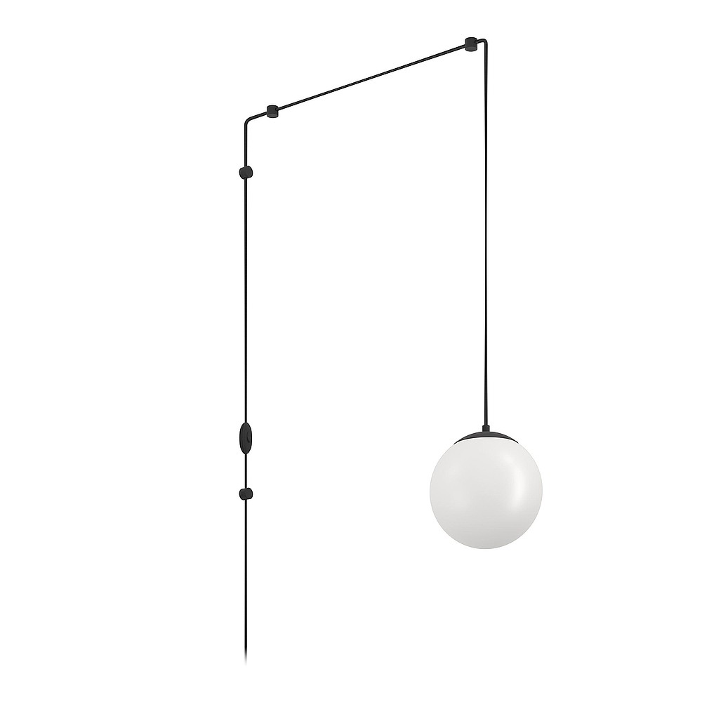 Eglo 900977A Rondo 3 Pendant Light, Black