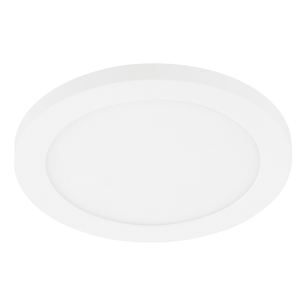 Eglo 205988A Trago 7" Transitional Integrated LED Flush Mount, White