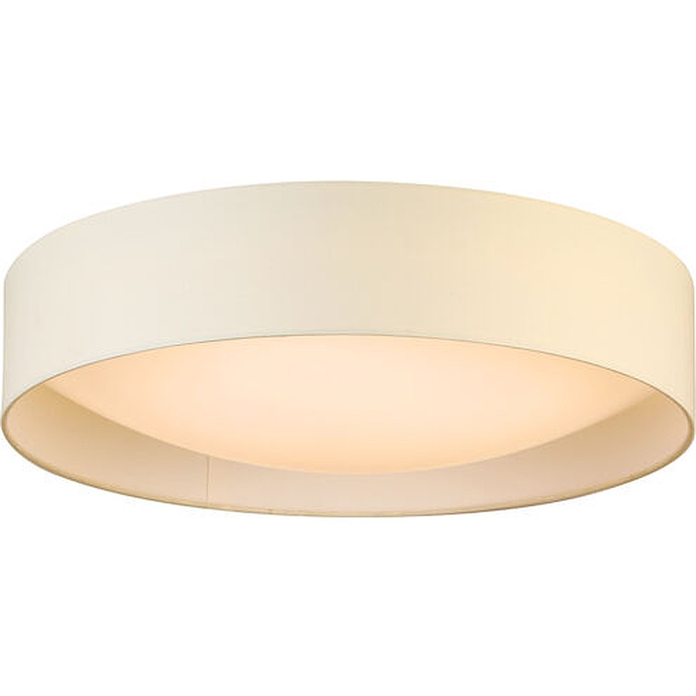 Eglo 204726A Orme LED 19.9" Flush Mount Ceiling Light, White