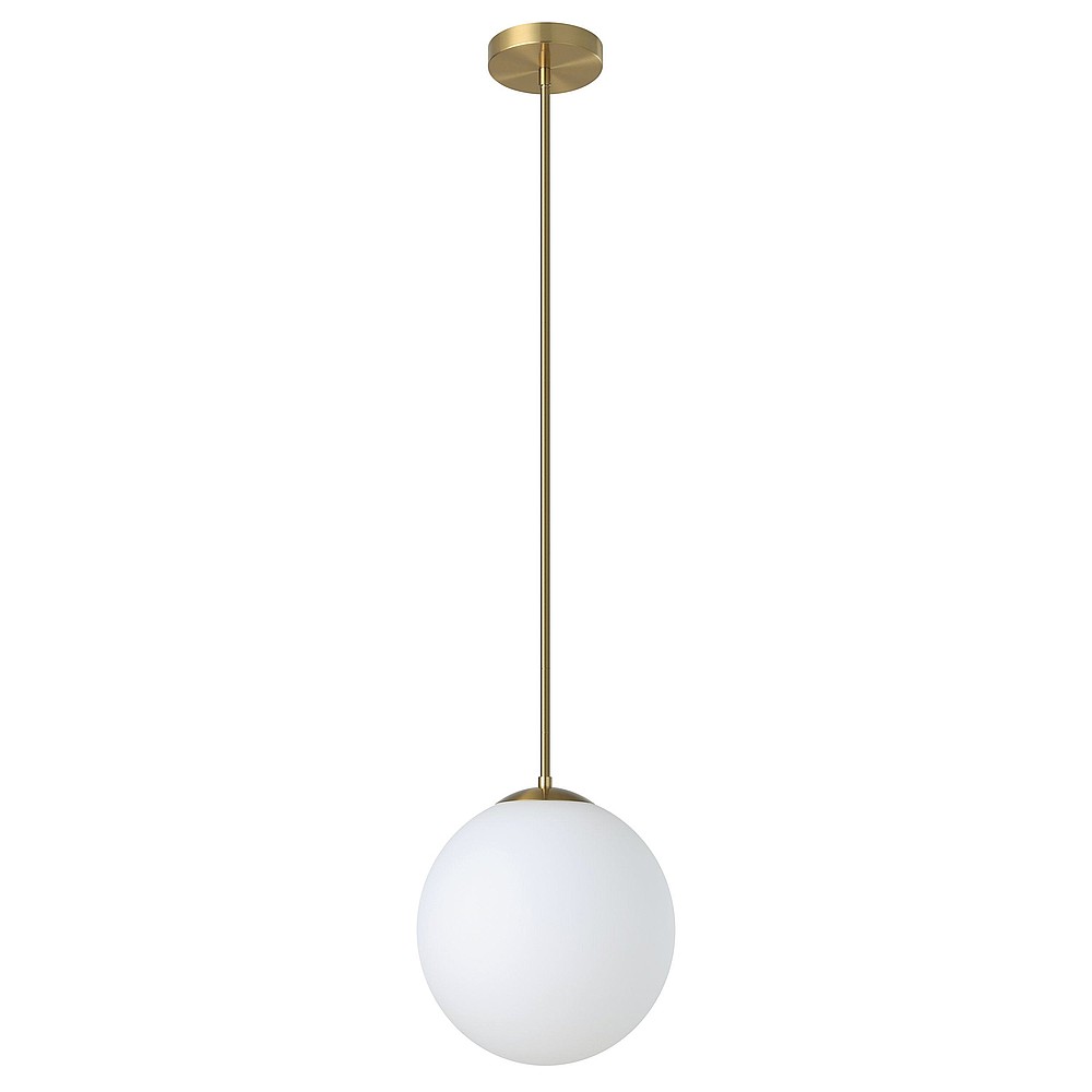 Eglo 206432A Rondo 11.8" Pendant Light, Brushed Brass