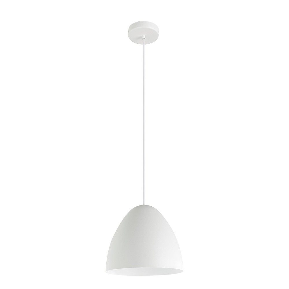 Eglo 205288A Sarabia 10.8" 1-Light Pendant Ceiling Light, White