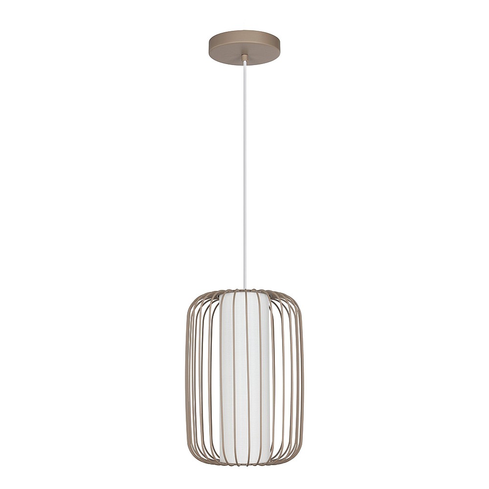 Eglo 900866A Terrarosa 1 Light 9.53" Pendant Ceiling Light, Light Sand