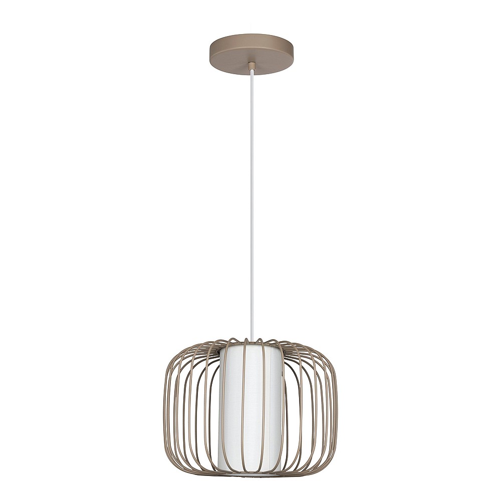 Eglo 900867A Terrarosa 1 Light 11.14" Pendant Ceiling Light, Light Sand