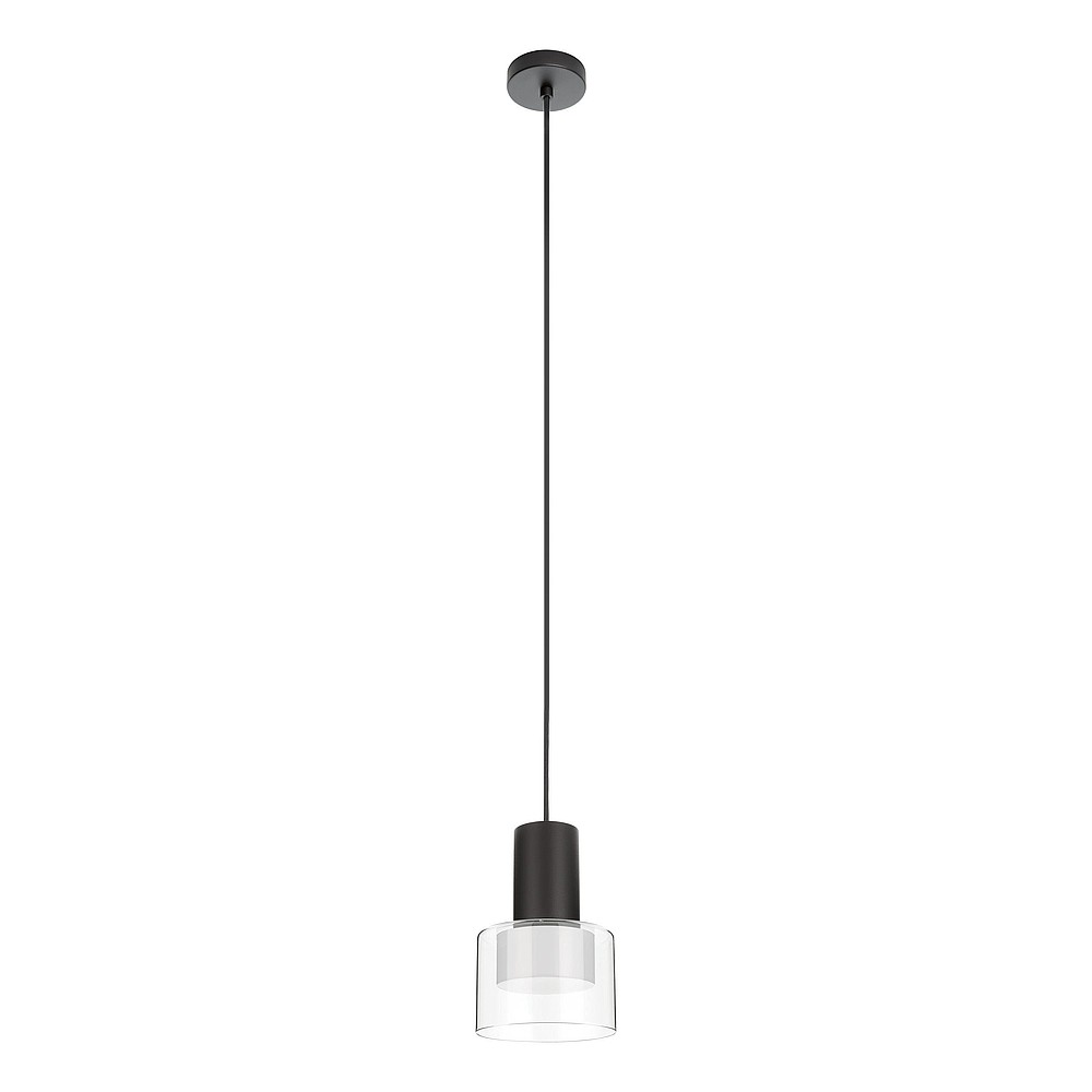 Eglo 39725A Molineros LED Mini Pendant Ceiling Light, Black