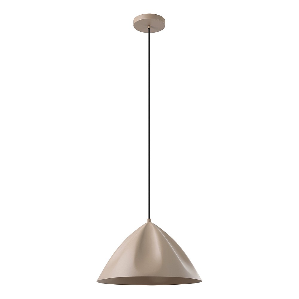 Eglo 900836A Podere 16.5" 1-Light Pendant Light, Light Sand