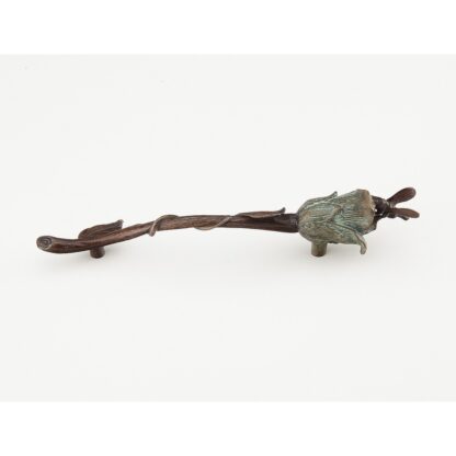 Schaub 908-PBZ 3-3/4" C-C Symphony Inlays Nature Bee on Rose Cabinet Pull, Pompeian Bronze