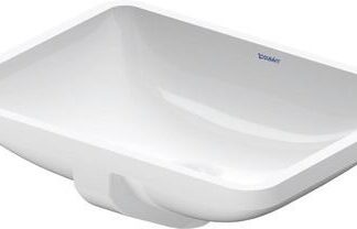 Duravit 0338490017 D-Code Undermount Sink with Overflow - White